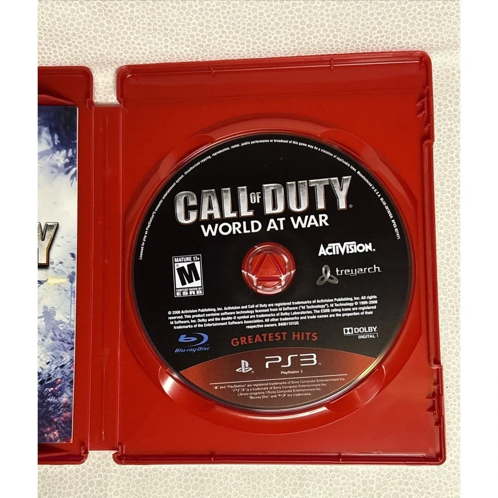 Call of Duty‎ Modern Warfare, & World at War Playstation PS3